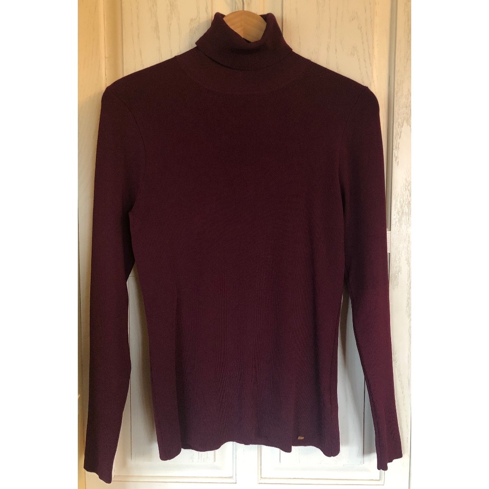 Burgundy Stretch Ted Baker London Turtleneck
